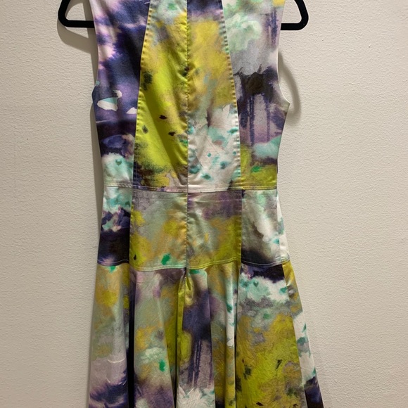 Lela Rosa Multicolor Abstract Dress size 4 - Picture 2 of 6